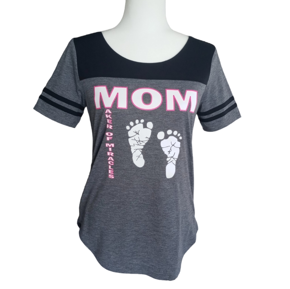 🌻2 LEFT🌻 MOM Maker Of Miracles Graphic Tee Shirt Size XL